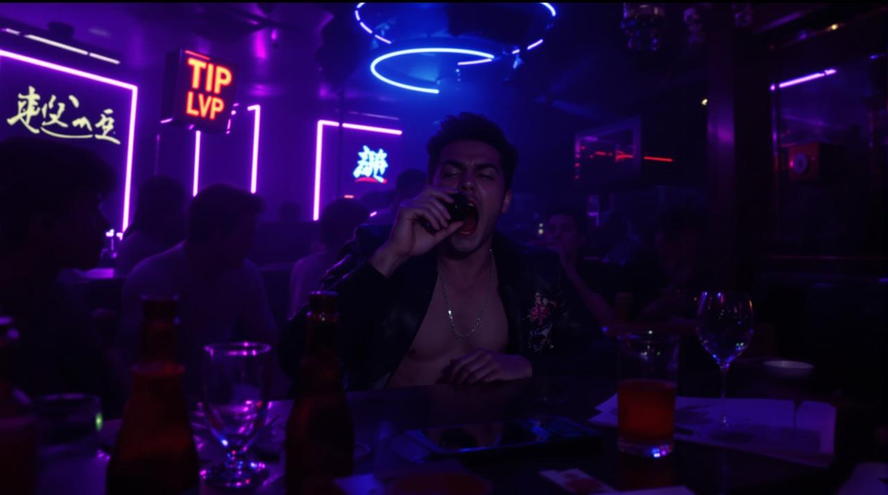 明星在月明星稀夜色中展现不同面貌与娱乐圈的深度解读